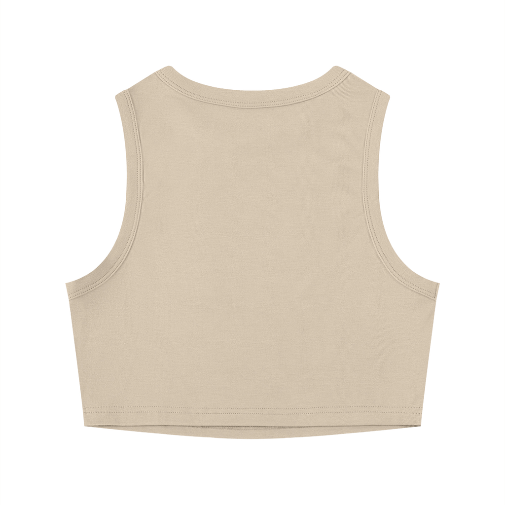 Bitches Hating Tight Crewneck Crop Tank Top