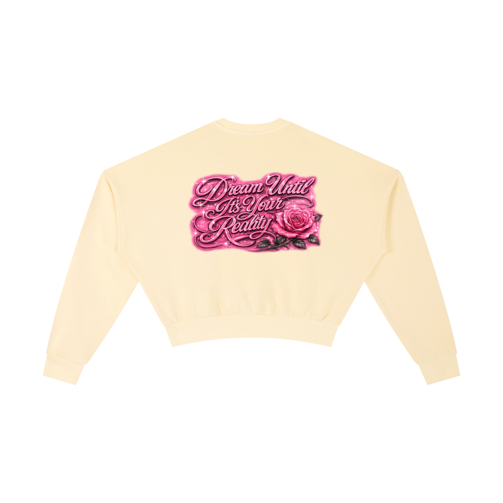 Pink Bloom Crop Crew