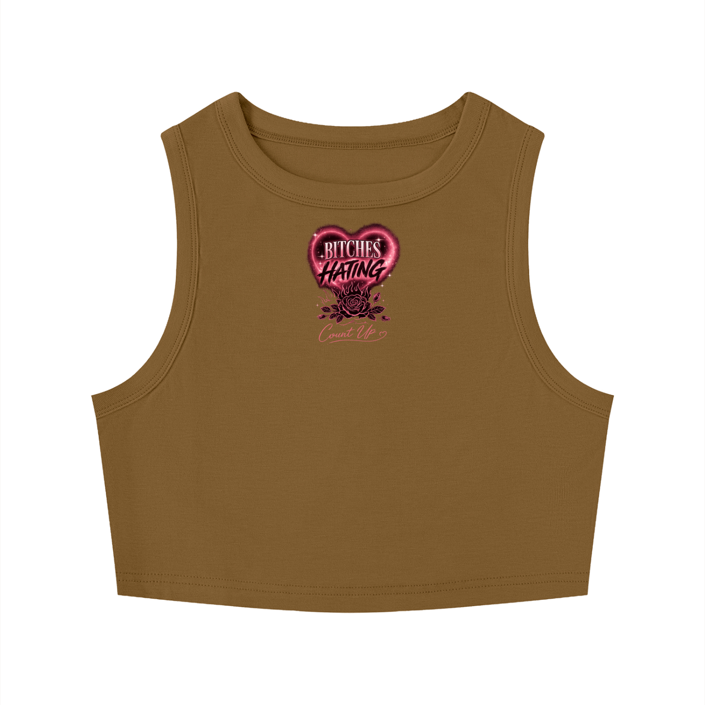 Bitches Hating Crop Tank Top