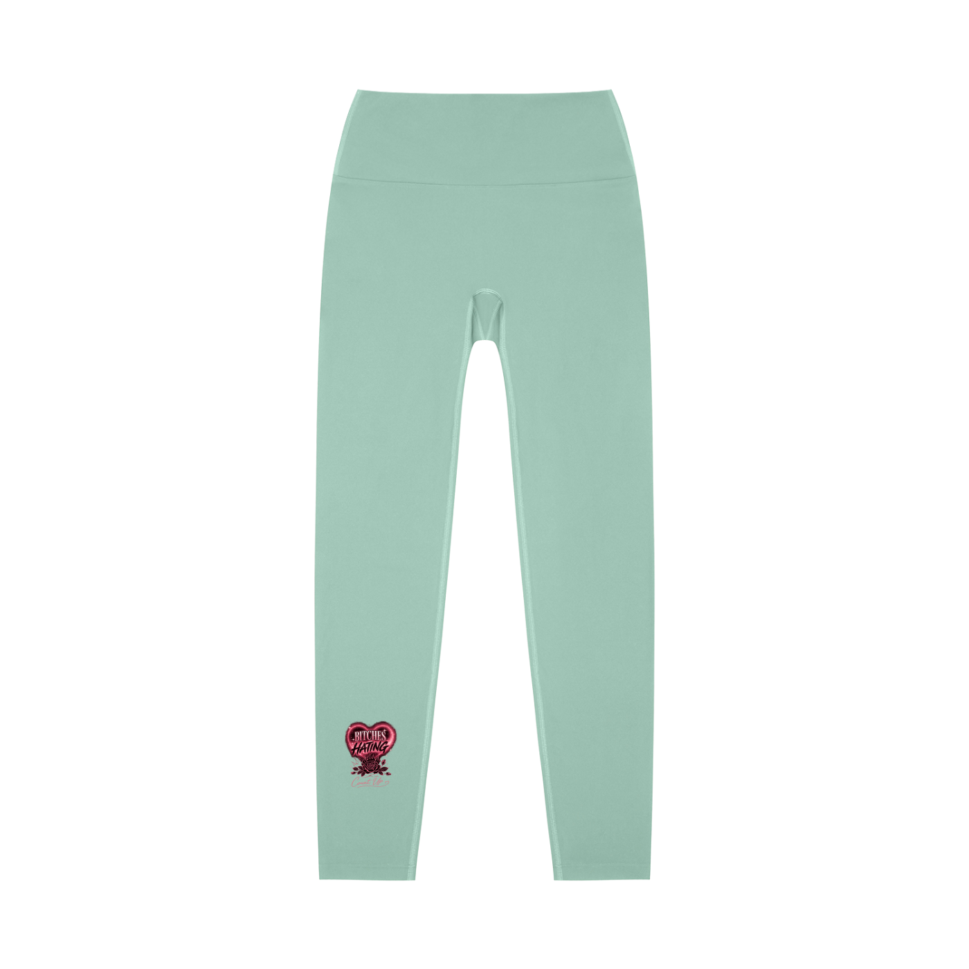 Bitches Hating High-Waisted Yoga Leggings
