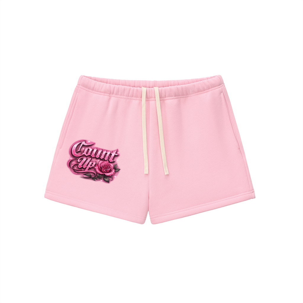 Pink Bloom Shorts