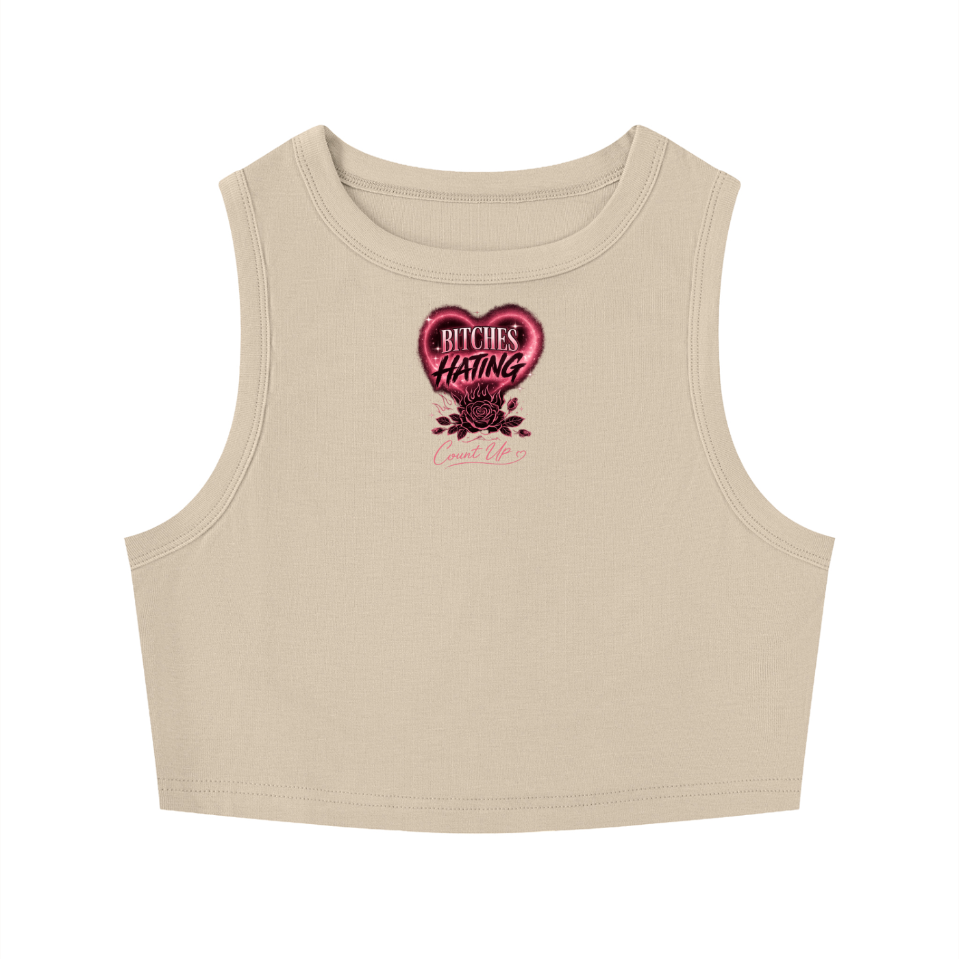 Bitches Hating Crop Tank Top
