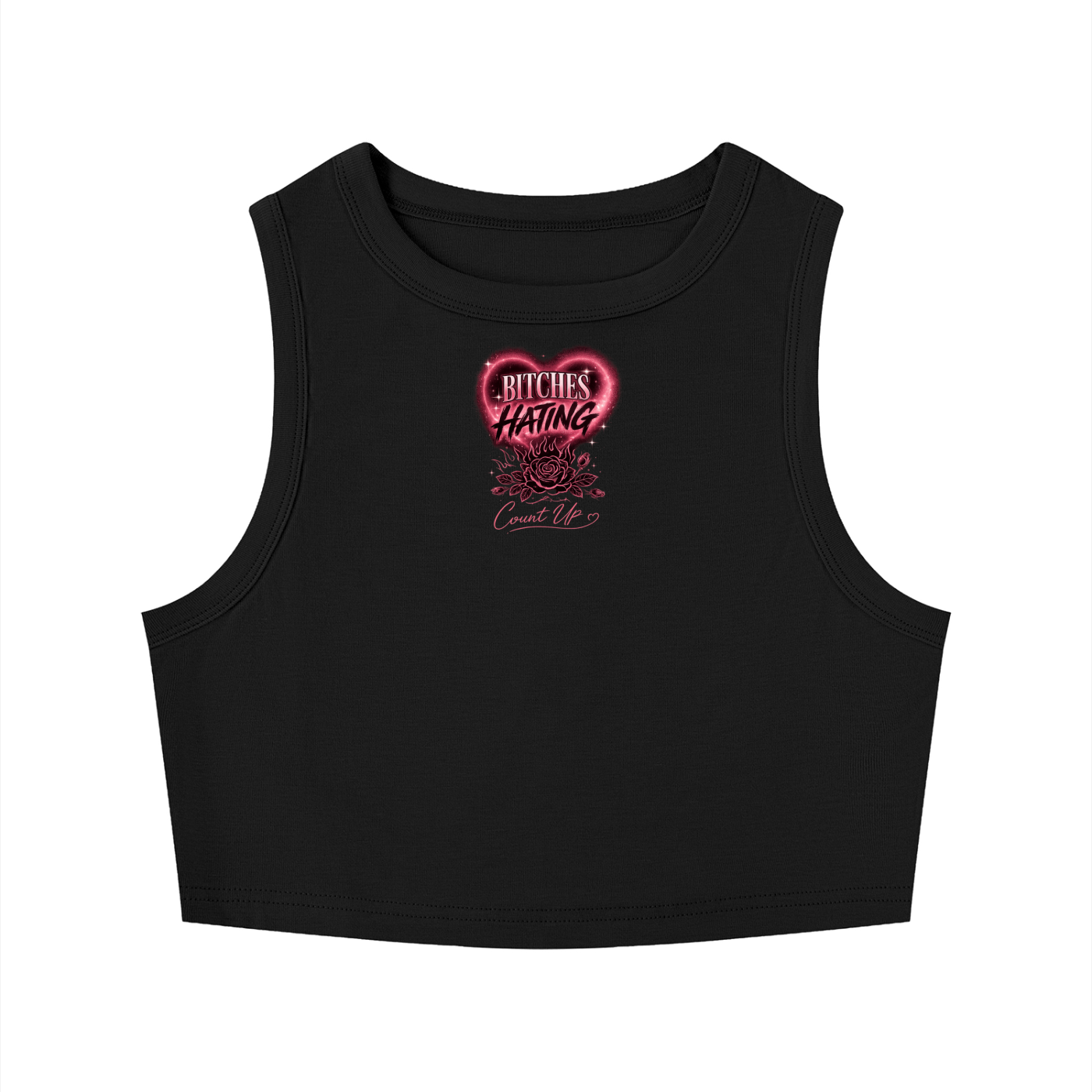 Bitches Hating Crop Tank Top