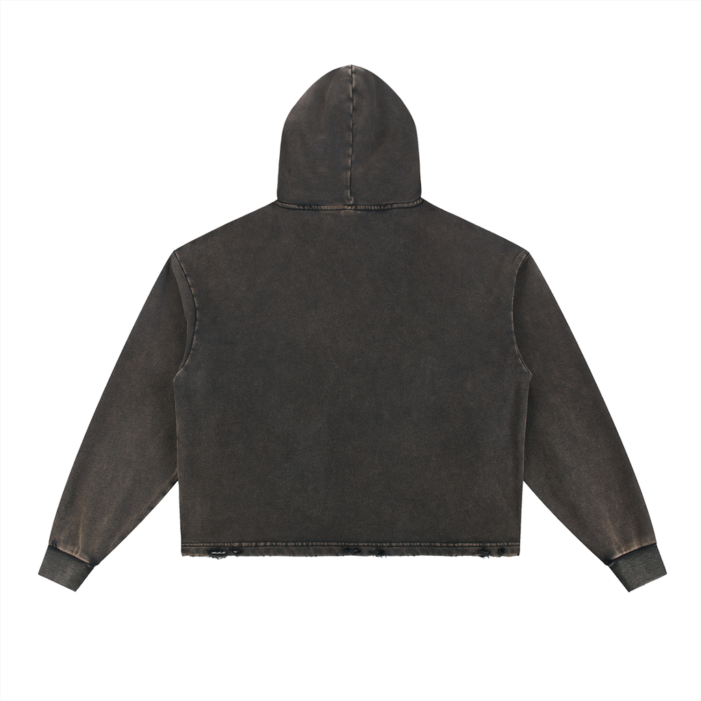 Vintage Washed Rose Hoodie